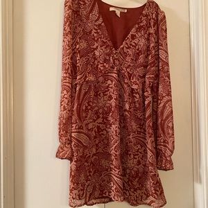 FOREVER 21 womens long sleeve dress